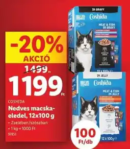 Lidl Coshida nedves macska- eledel ajánlat