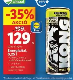 Lidl Kong strong energiaital ajánlat