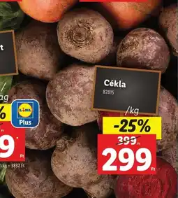 Lidl Cékla ajánlat