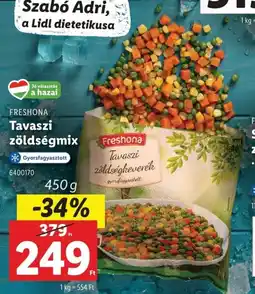 Lidl Freshona Tavaszi zöldségkeverék ajánlat