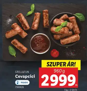 Lidl Grill&fun cevapcici ajánlat