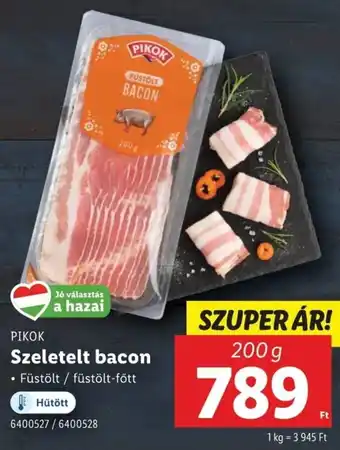 Lidl Pikok szeletelt bacon ajánlat