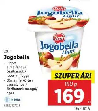 Lidl Zott jogobella ajánlat