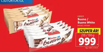 Lidl Kinder bueno / bueno white ajánlat