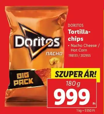 Lidl Doritos tortilla- chips ajánlat