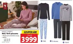 Lidl Esmara/livergy nőI/ férfi pizsama ajánlat