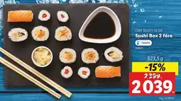 Lidl Chef select to go sushi box 2 före ajánlat