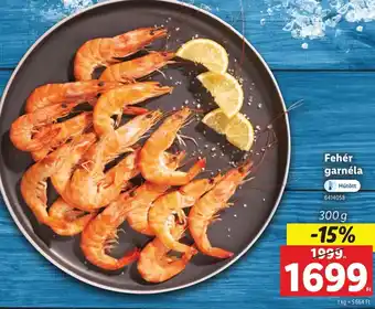 Lidl Fehér garnéla ajánlat