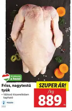 Lidl Friss, nagytestű tyúk ajánlat