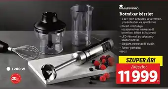 Lidl Masterpro botmixer készlet ajánlat