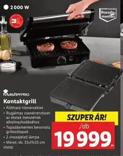 Lidl Masterpro kontaktgrill ajánlat