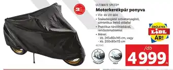 Lidl Ultimate speed motorkerékpár ponyva ajánlat