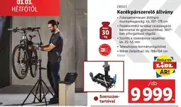 Lidl Crivit kerékpárszerelő állvány ajánlat