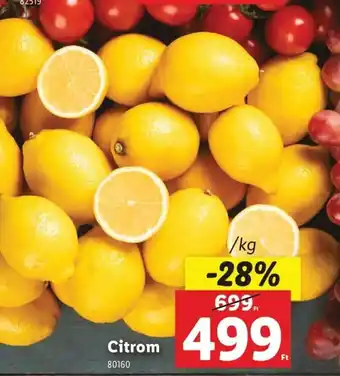 Lidl Citrom ajánlat