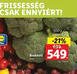 Lidl Brokkoli ajánlat