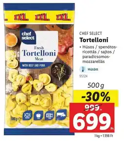 Lidl Chef select tortelloni ajánlat