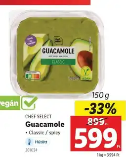 Lidl Chef select guacamole ajánlat