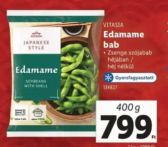 Lidl Vitasia edamame bab ajánlat