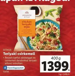 Lidl Vitasia teriyaki csirkemell ajánlat