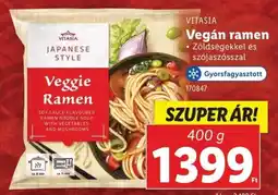 Lidl Vitasia veggie ramen ajánlat