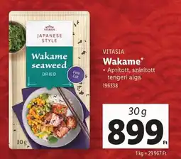 Lidl Vitasia wakame ajánlat