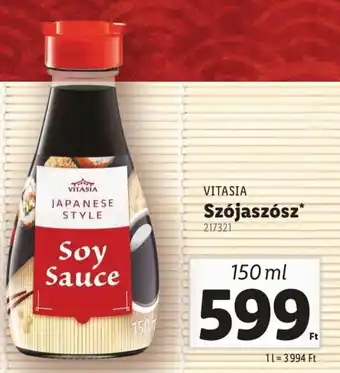 Lidl Vitasia szójaszósz ajánlat