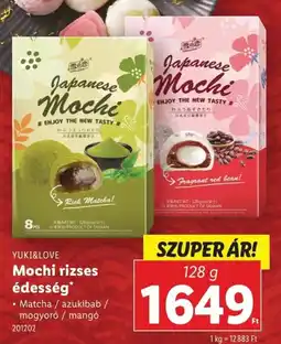 Lidl Yuki&love mochi rizses édesség ajánlat