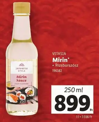 Lidl Vitasia mirin ajánlat