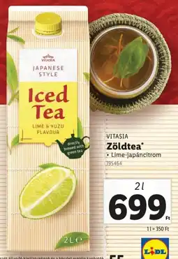 Lidl Vitasia zöldtea ajánlat