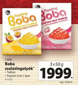 Lidl J-way boba zselatingolyók ajánlat