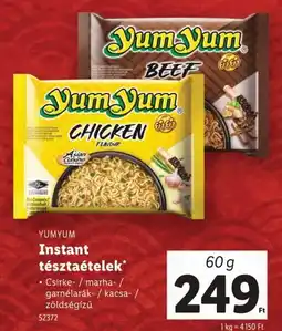 Lidl Yumyum instant tésztaételek ajánlat