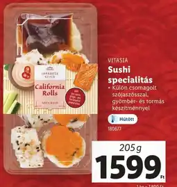 Lidl Vitasia sushi specialitás ajánlat