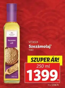 Lidl Vitasia szezámolaj ajánlat