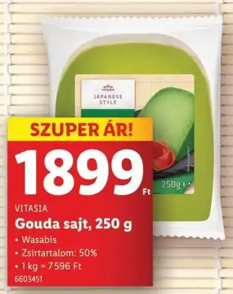 Lidl Vitasia gouda sajt ajánlat