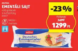 ALDI Milfina ementáli sajt ajánlat