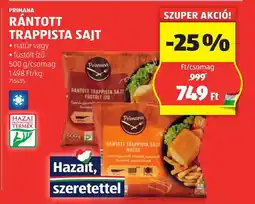 ALDI Primana rantott trappista sajt ajánlat