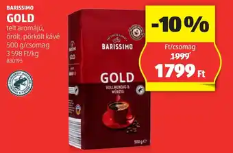 ALDI Barissimo gold ajánlat