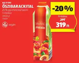 ALDI Rio d'oro őszibarackital ajánlat