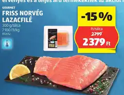 ALDI Gourmet friss norvég lazacfilé ajánlat