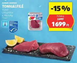 ALDI Almare seafood tonhalfilé ajánlat