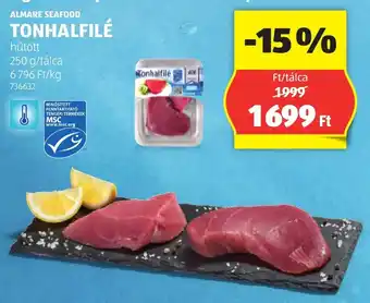 ALDI Almare seafood tonhalfilé ajánlat