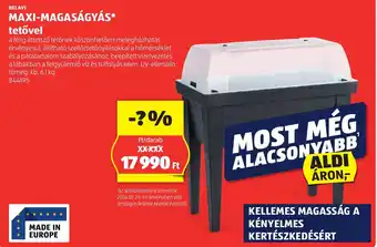 ALDI Belavi maxi-magaságyás ajánlat