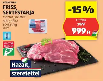 ALDI Húsmester friss sertéstarja ajánlat