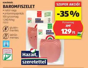 ALDI Kokárdás baromfiszelet ajánlat