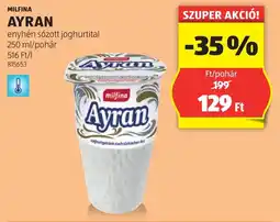 ALDI Milfina ayran ajánlat