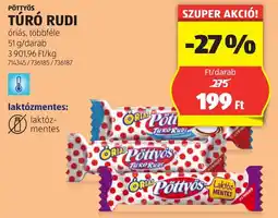 ALDI Pöttyös túró rudi ajánlat