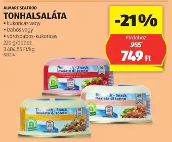 ALDI Almare seafood tonhalsaláta ajánlat