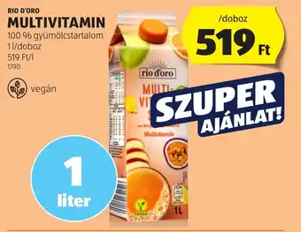 ALDI Rio d'oro multivitamin ajánlat