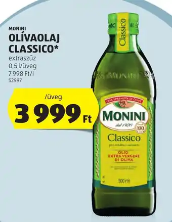 ALDI Monini olívaolaj classico ajánlat