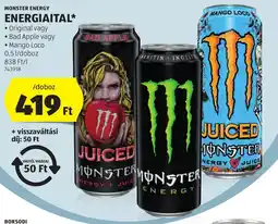 ALDI Monster energy energiaital ajánlat